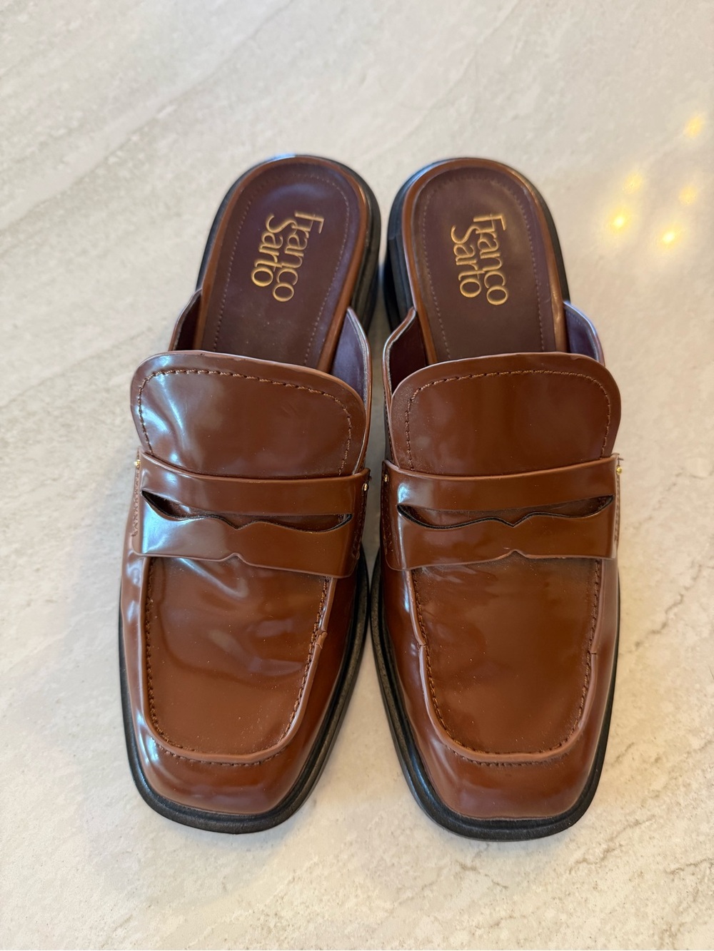 Franco Sarto square toe mules - Picture 5 of 6